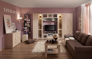 Шкаф для белья Глазов-мебель Sherlock 9 (Левый)