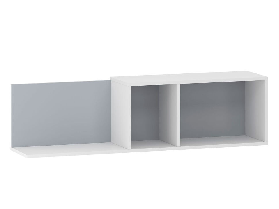 Детская Морти 1 Дуб Бунратти/белый/серый