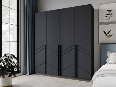 Шкаф Феникс (Северин) 2000 Маус софт МДФ 4-дверный