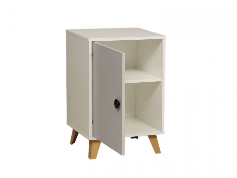 69.04 Тумба Артис Белый/Серый