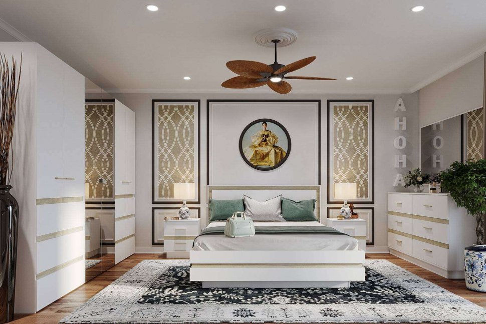 Комод двойной Анона (Глазов) Белый