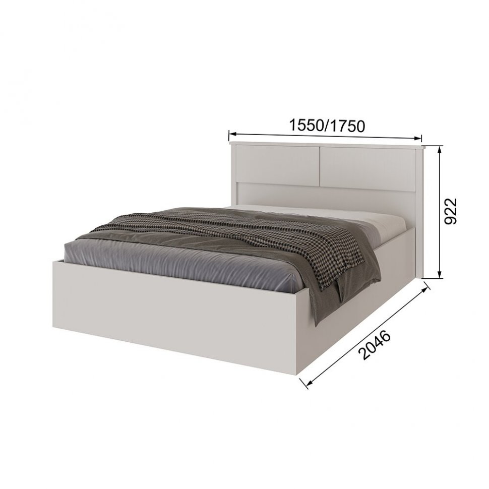 Кровать с подъемным механизмом Толедо ТКР-1 140х200, Белый