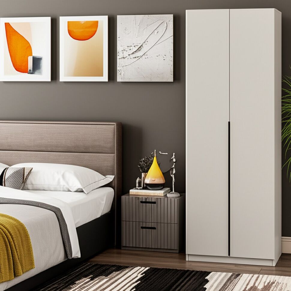 Шкаф распашной с наполнением (3 полки + штанга) ШК 5 (800), Меланж