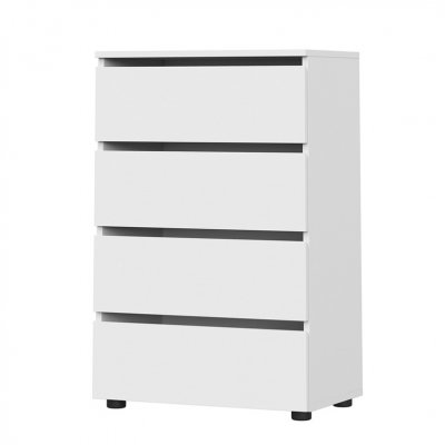 Комод Токио (Арника) Белый текстурный