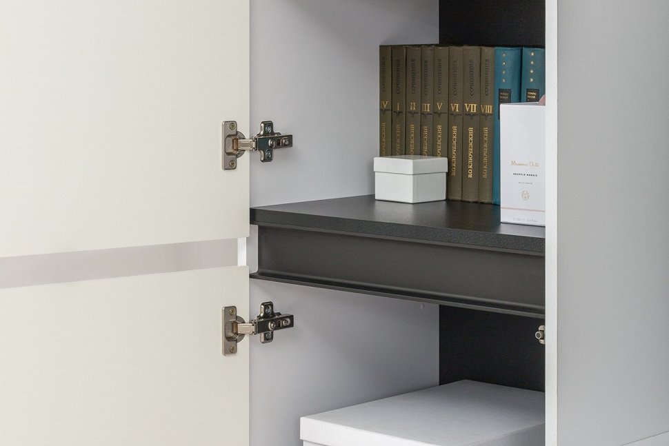 Сидней шкаф 13.200 Капучино/Черный