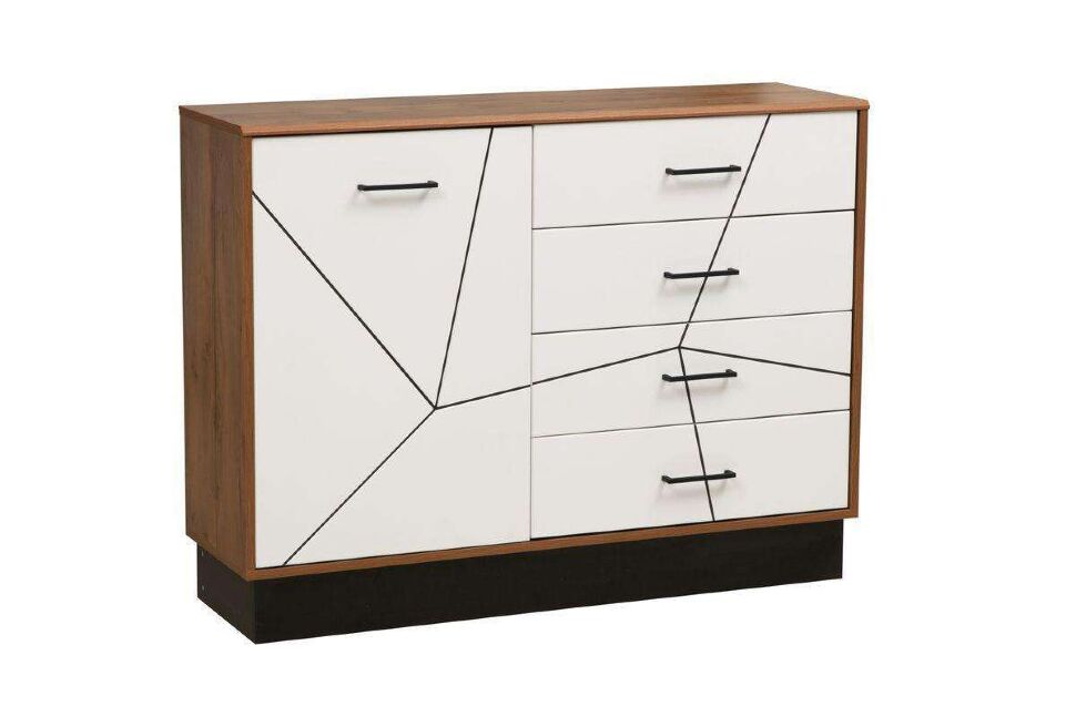 Комод Гамма 54.08 Белый/Таксония