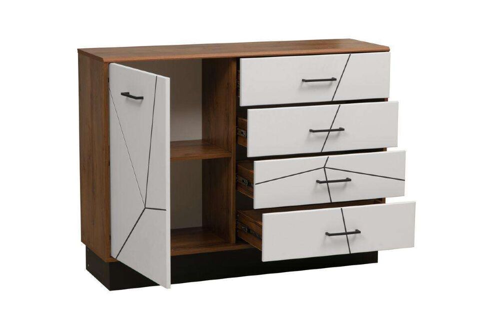 Комод Гамма 54.08 Белый/Таксония