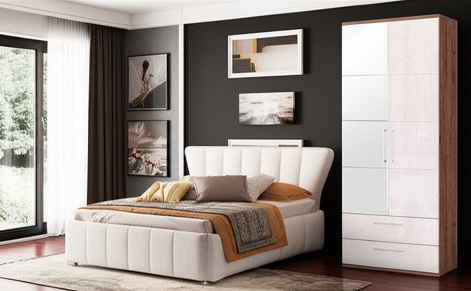 Шкаф двухдверный с ящиками Монреаль 9 Ижмебель