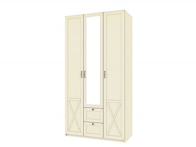 Бэль Шкаф трехдверный Слоновая кость