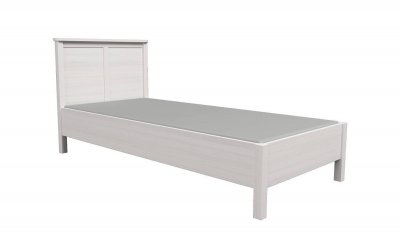 Кровать с ортопедическим основанием (металл) Sherlock 45 90х200, ясень светлый