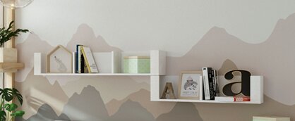 Полка навесная 10 Твист Ижмебель