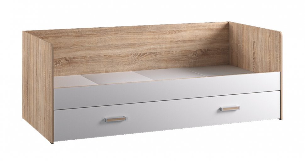 Кровать с ящиком 90х200 Бланка ТЭКС (Белая)