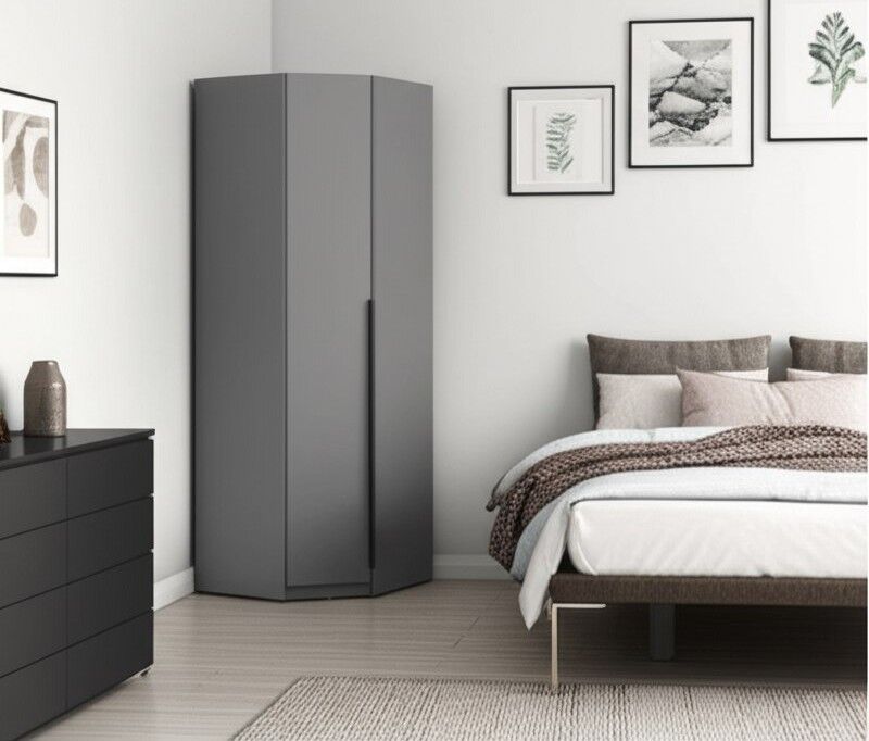 Шкаф угловой ШК 5, Графит серый