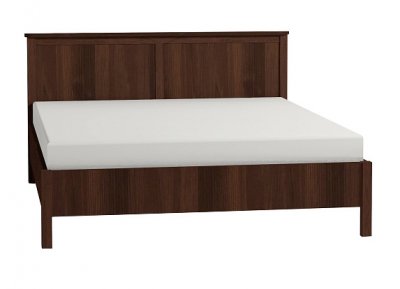 Кровать 140х200  Sherlock 43 Орех (Глазов) с основанием из дерева