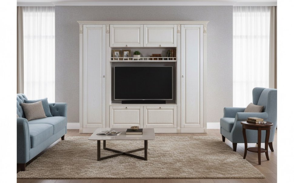 Гостиная Вероника-4 бодега светлый/ясень патина