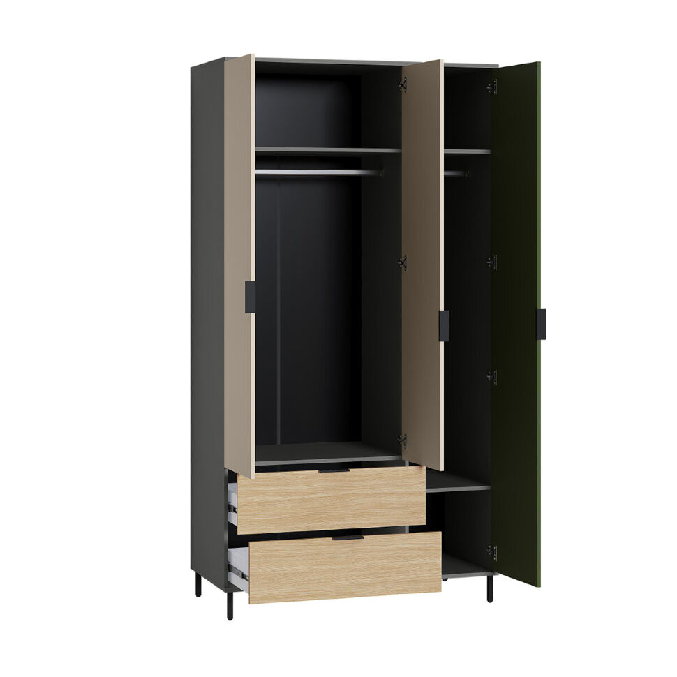 Марвэл молодежная компл. 3 Темно - серый / Плэйн / Дымчатый Зеленый