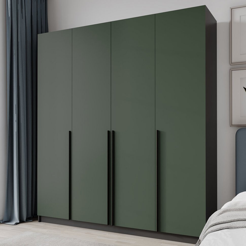 Шкаф Феникс (Северин) 2000 Олива ЛДСП 4-дверный