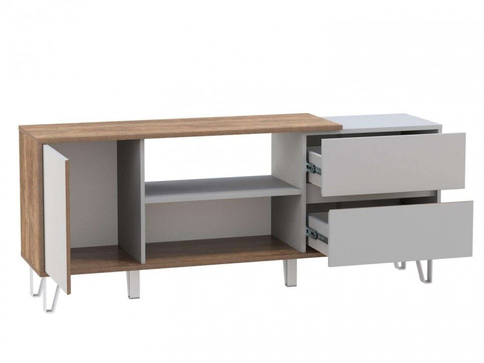 Тумба под ТВ 58.08 Гавана Кейптаун / Серый