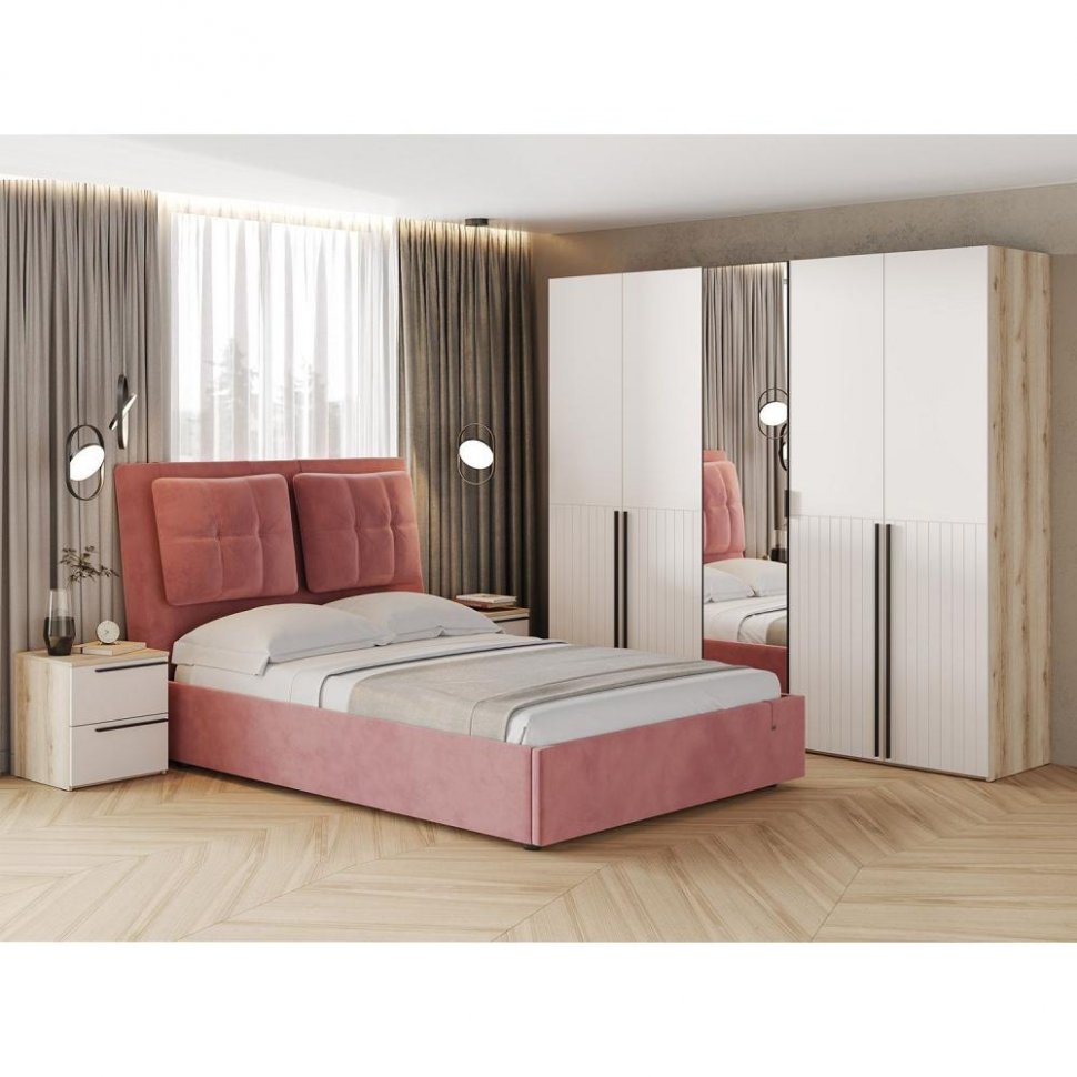 200.20 тумба прикроватная Арден Дуб Делано / Сантьяго софт