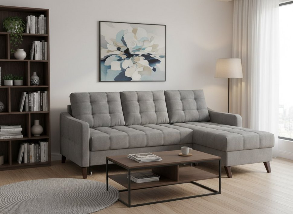 Диван угловой Римини-1 Вивальди 7