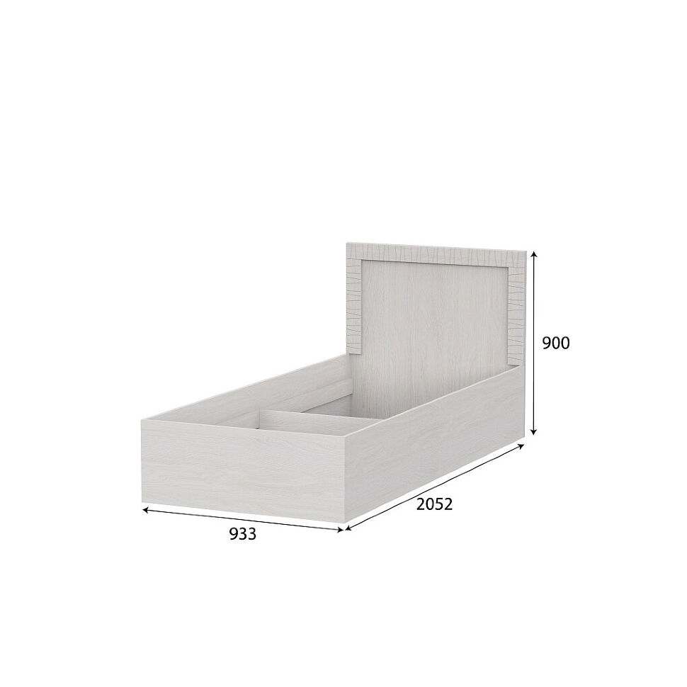 Кровать 90х200 Гамма (SV-Мебель) с основанием ЛДСП