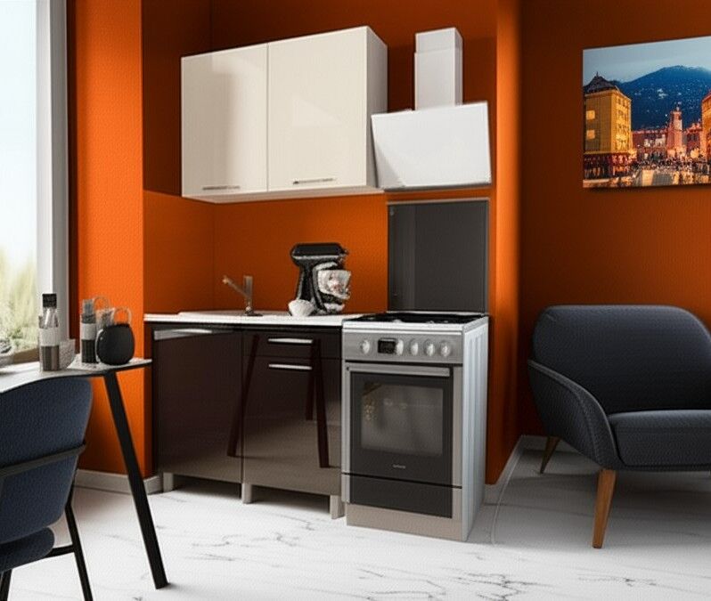 Кухня Танго 1 м, Ваниль, Горький шоколад