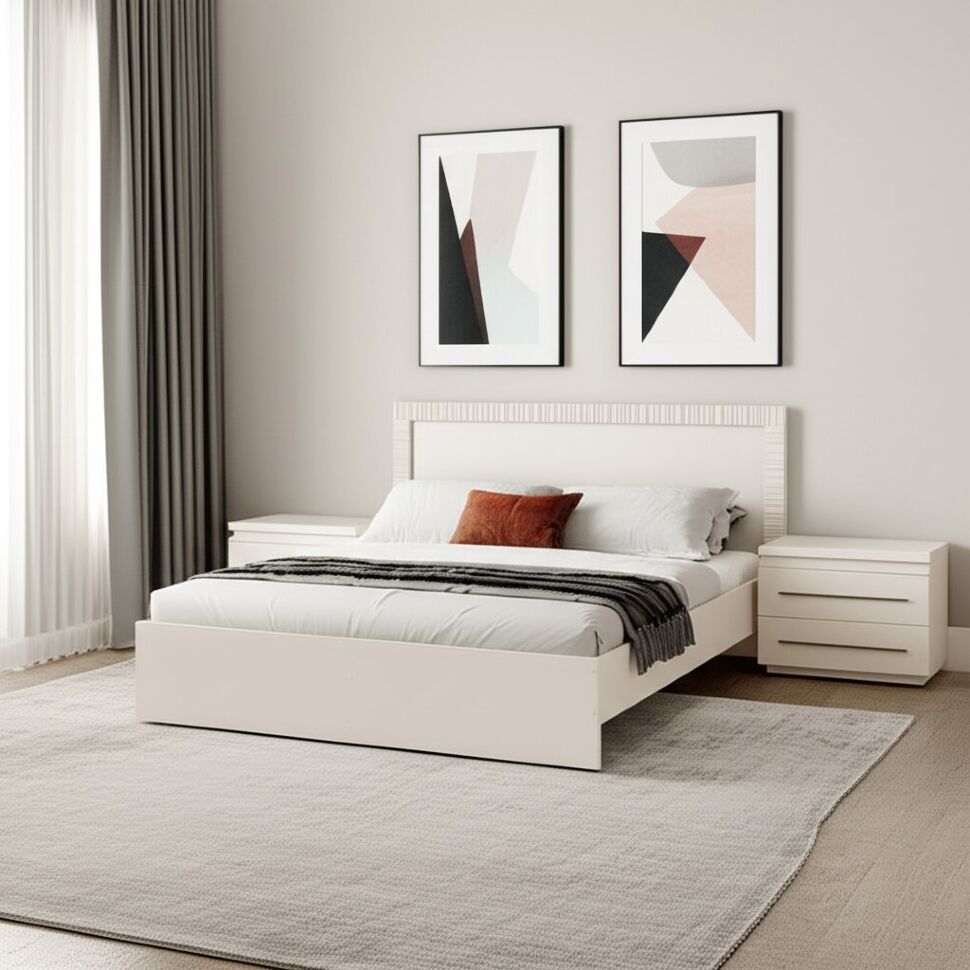 Кровать с основанием Калипсо 160х200, Бежевый