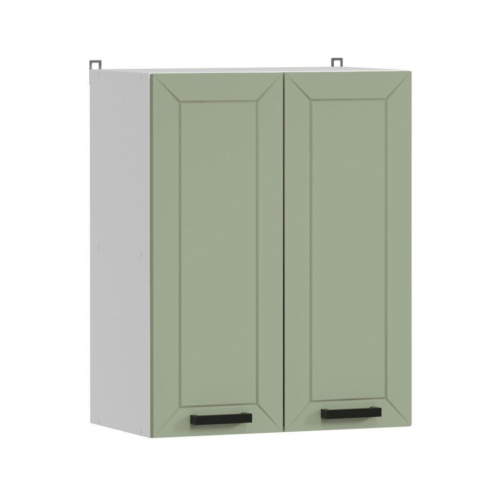 Кухня Аленушка 1,6м Лилия Фиcташка/Фисташка,скоба черный,черный