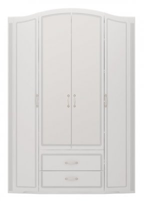 Шкаф Виктория Ижмебель 02, 4-х дверный, с ящиками