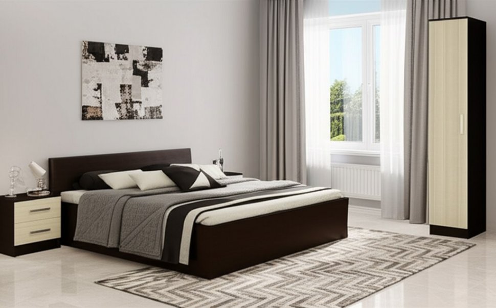 Шкаф-пенал Фиеста БТС 400 (Венге)