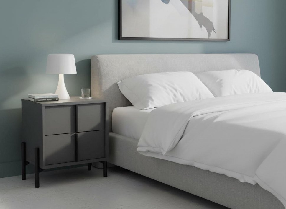 НМ 040.30 тумба прикроватная Тео Антрацит