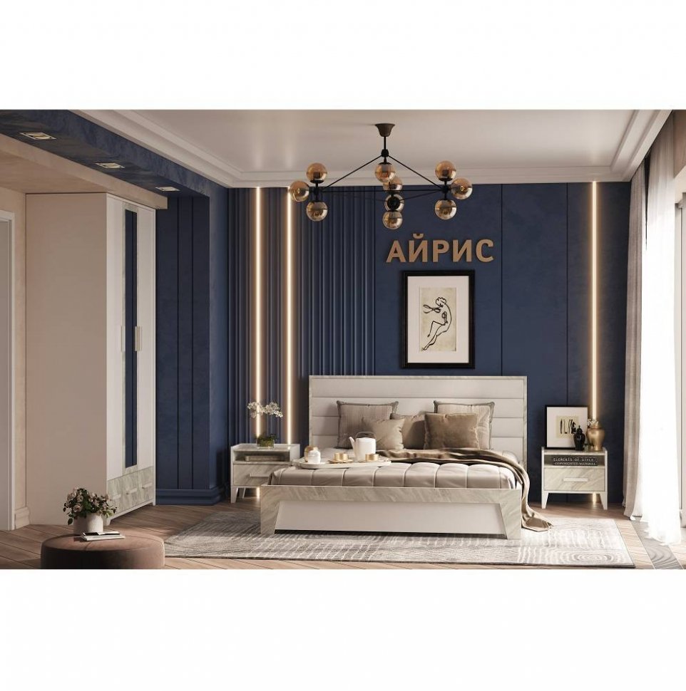 Спальня Айрис. Комплект 6, статуарио