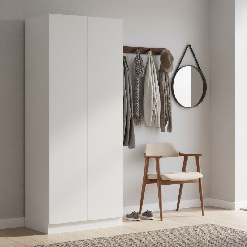 Шкаф для одежды и белья Руэлла, Белый