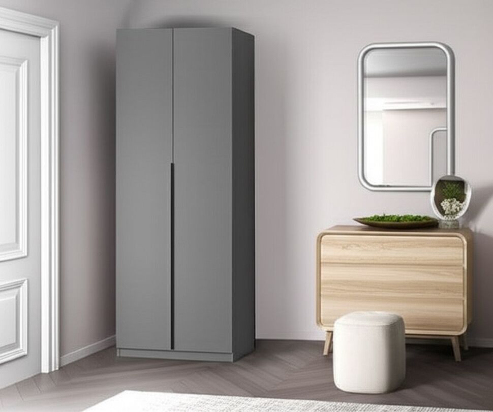 Шкаф распашной ШК 5 (800), Графит