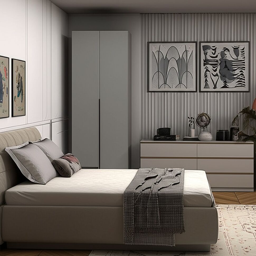 Шкаф распашной ШК 5 (800), Графит