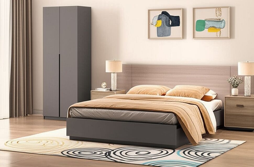 Шкаф распашной ШК 5 (800), Графит