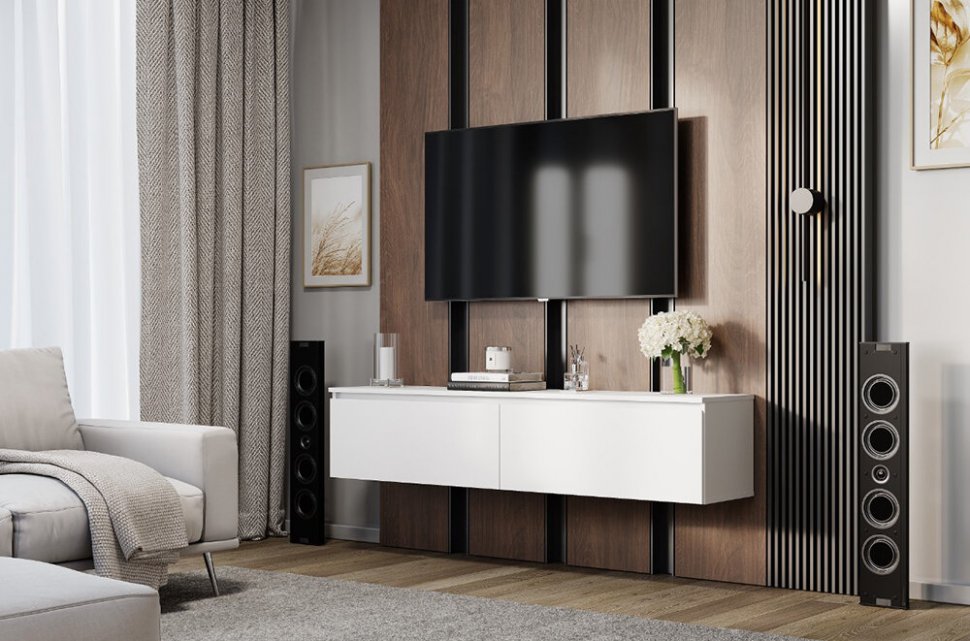 Тумба навесная Симпл ШКН-07 (БТС) Белый