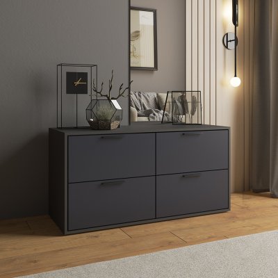 Комод Феникс (Северин) Графит ЛДСП