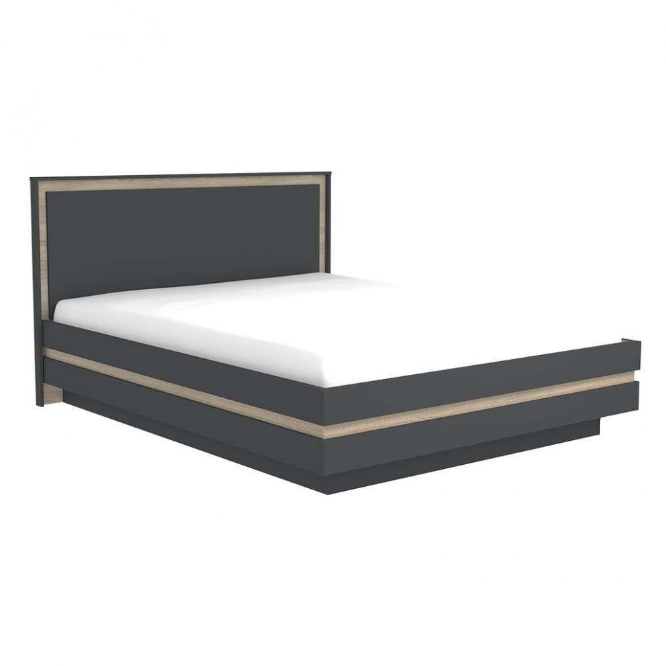 Кровать 180х200 Анона (Глазов) с основанием Антрацит