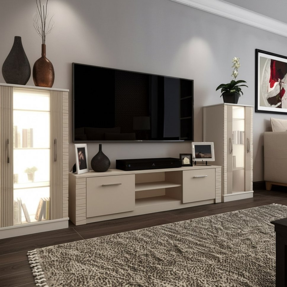 Тумба для ТВ Калипсо (1,6м), Меланж