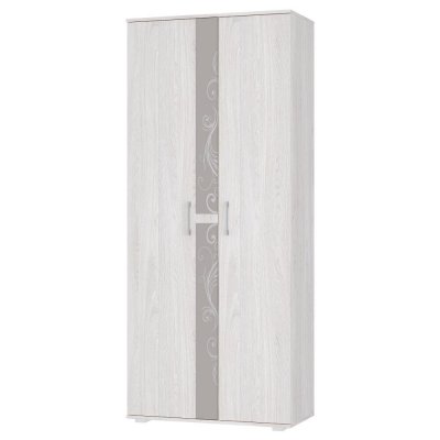 Шкаф двухстворчатый Флоренция, Ясень белый