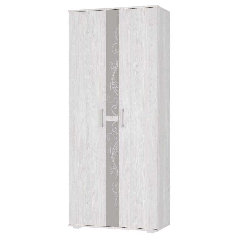 Шкаф двухстворчатый Флоренция, Ясень белый