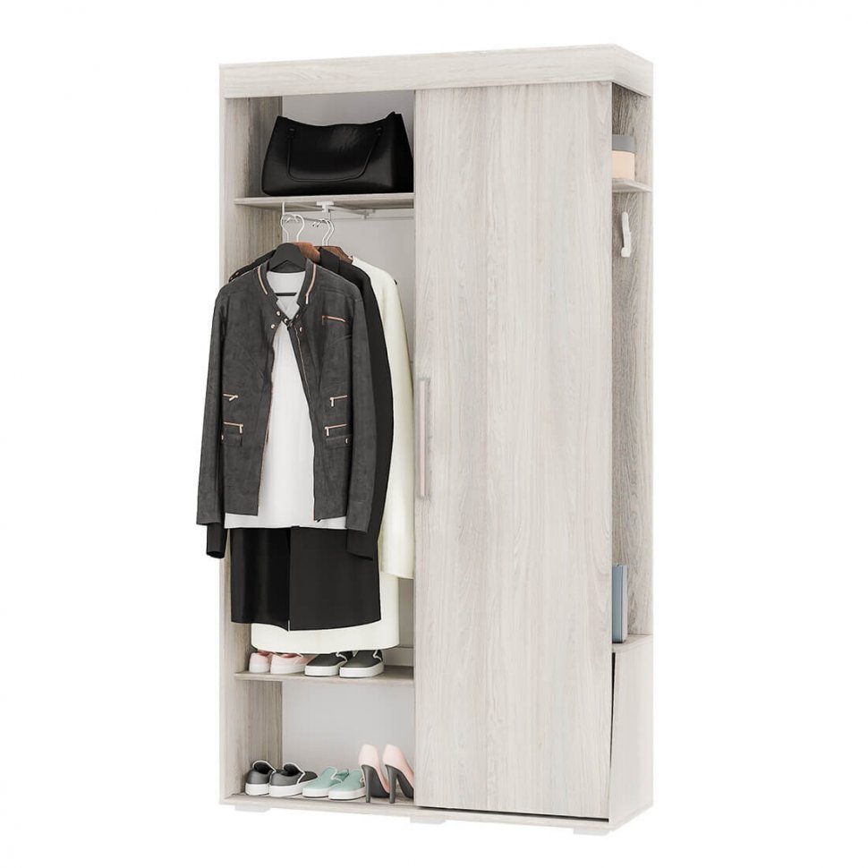 Прихожая Зара ПР-01 (БТС) Ясень Белый