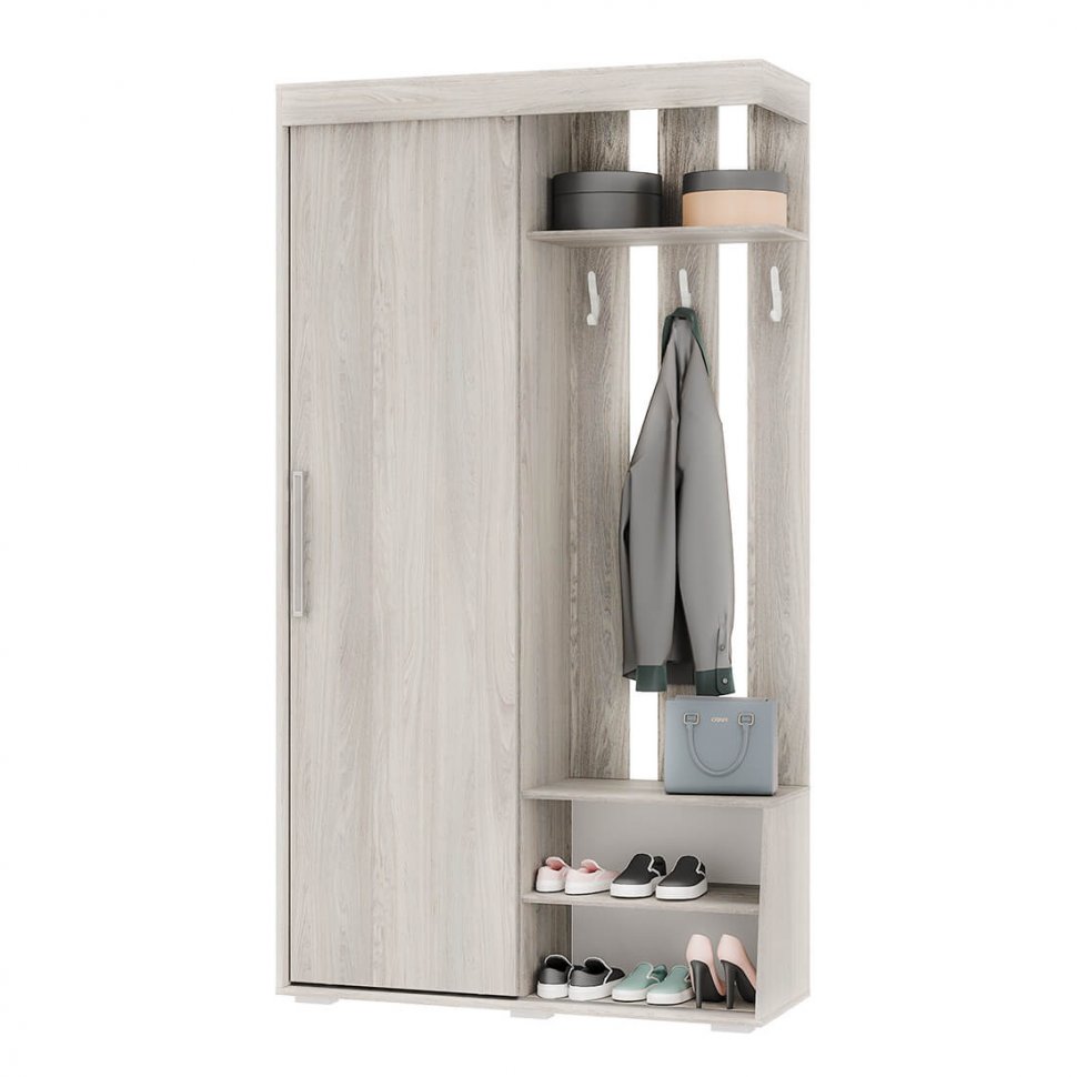 Прихожая Зара ПР-01 (БТС) Ясень Белый