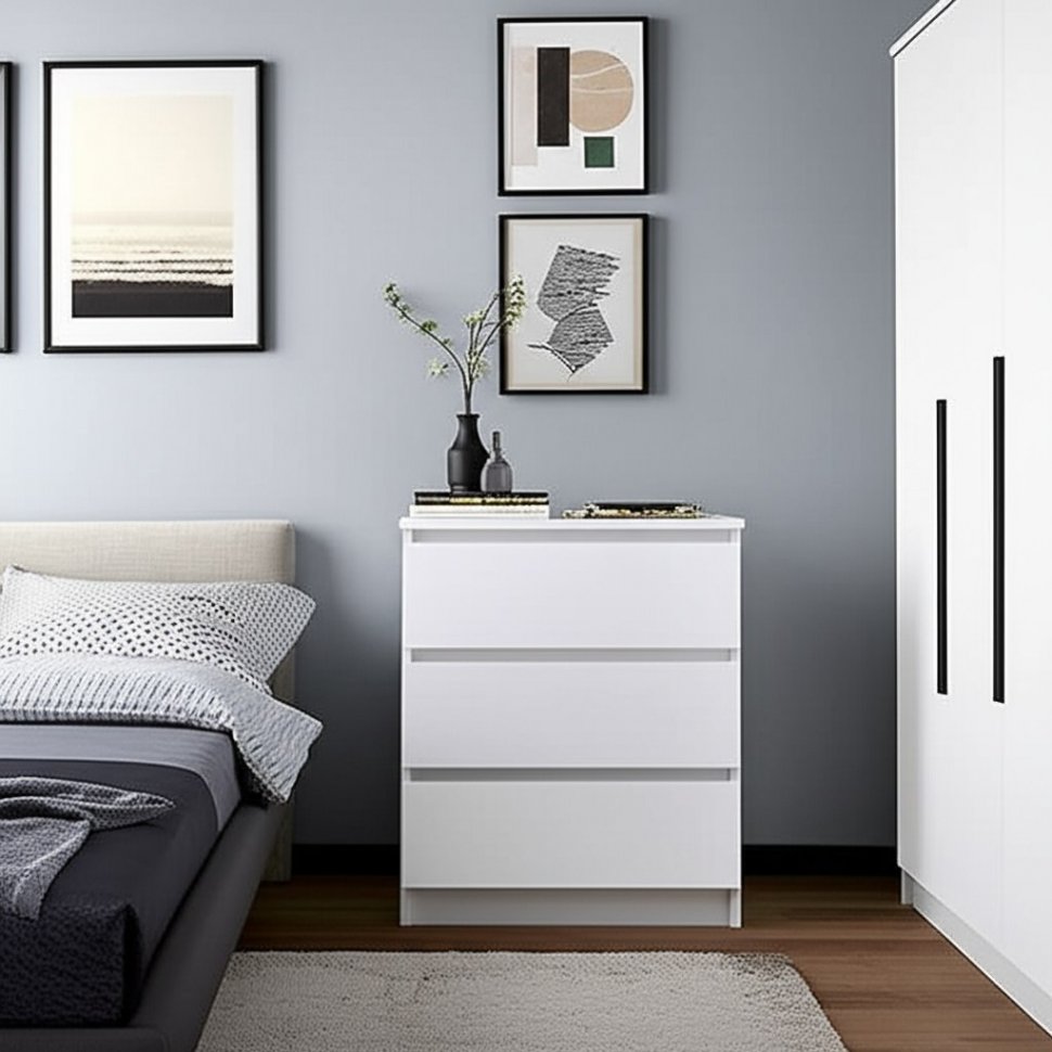 Комод Симпл КМ-01 (БТС) Белый