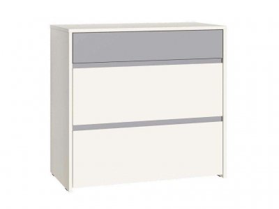 Торонто комод 13.321 Белый/Серый