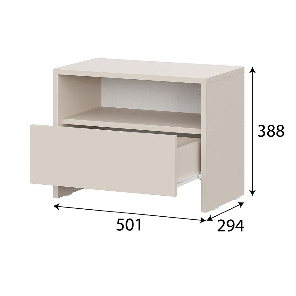 Тумба прикроватная Камелия 1, Меланж