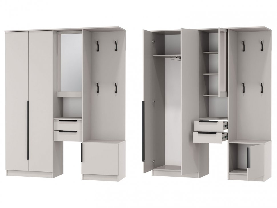 Шкаф комбинированный Дебют-5 / Кашемир