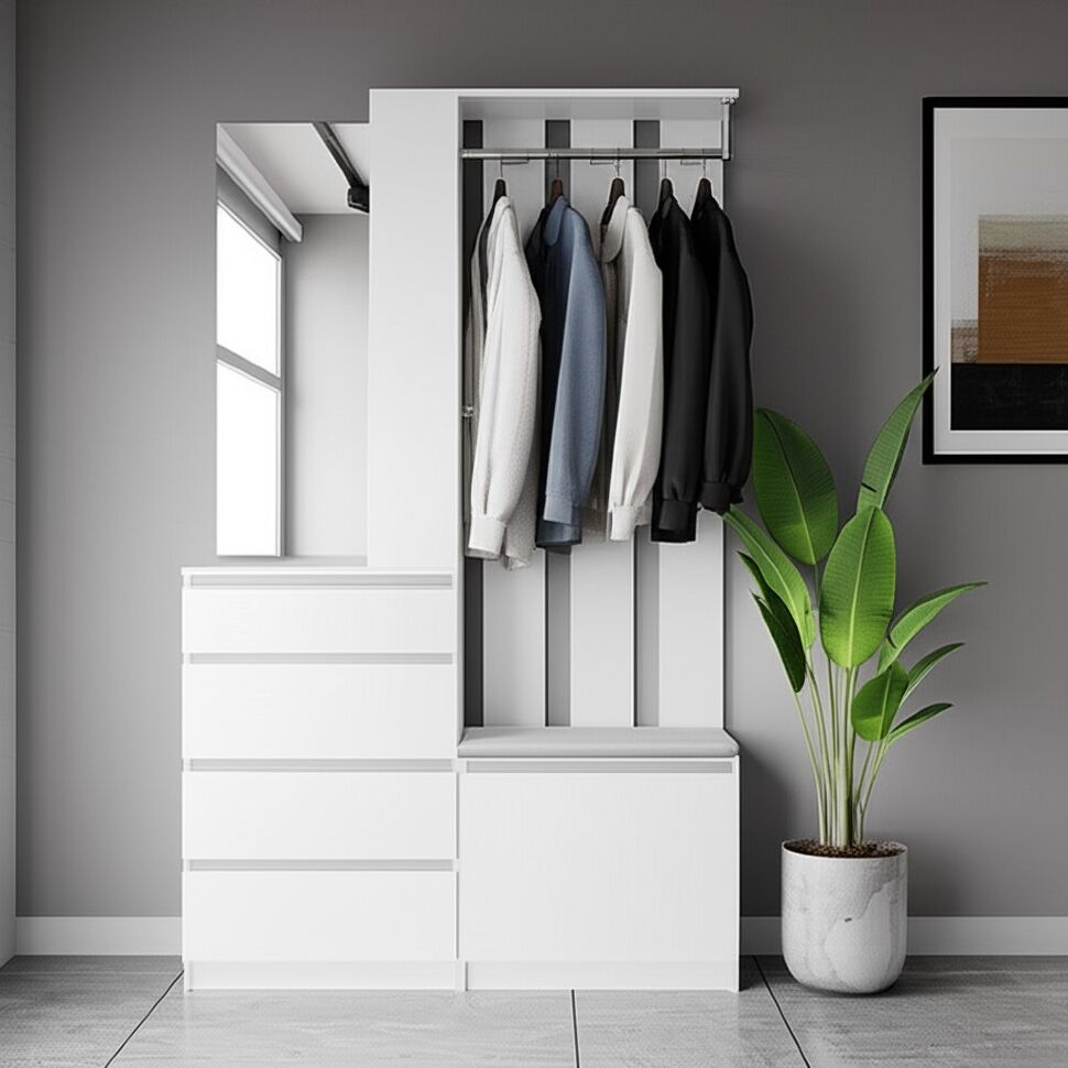 Прихожая Симпл ПР-04 (БТС) Белый