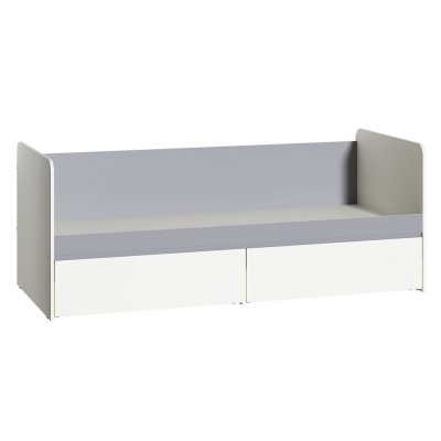 Торонто кровать 11.39 Белый/Серый